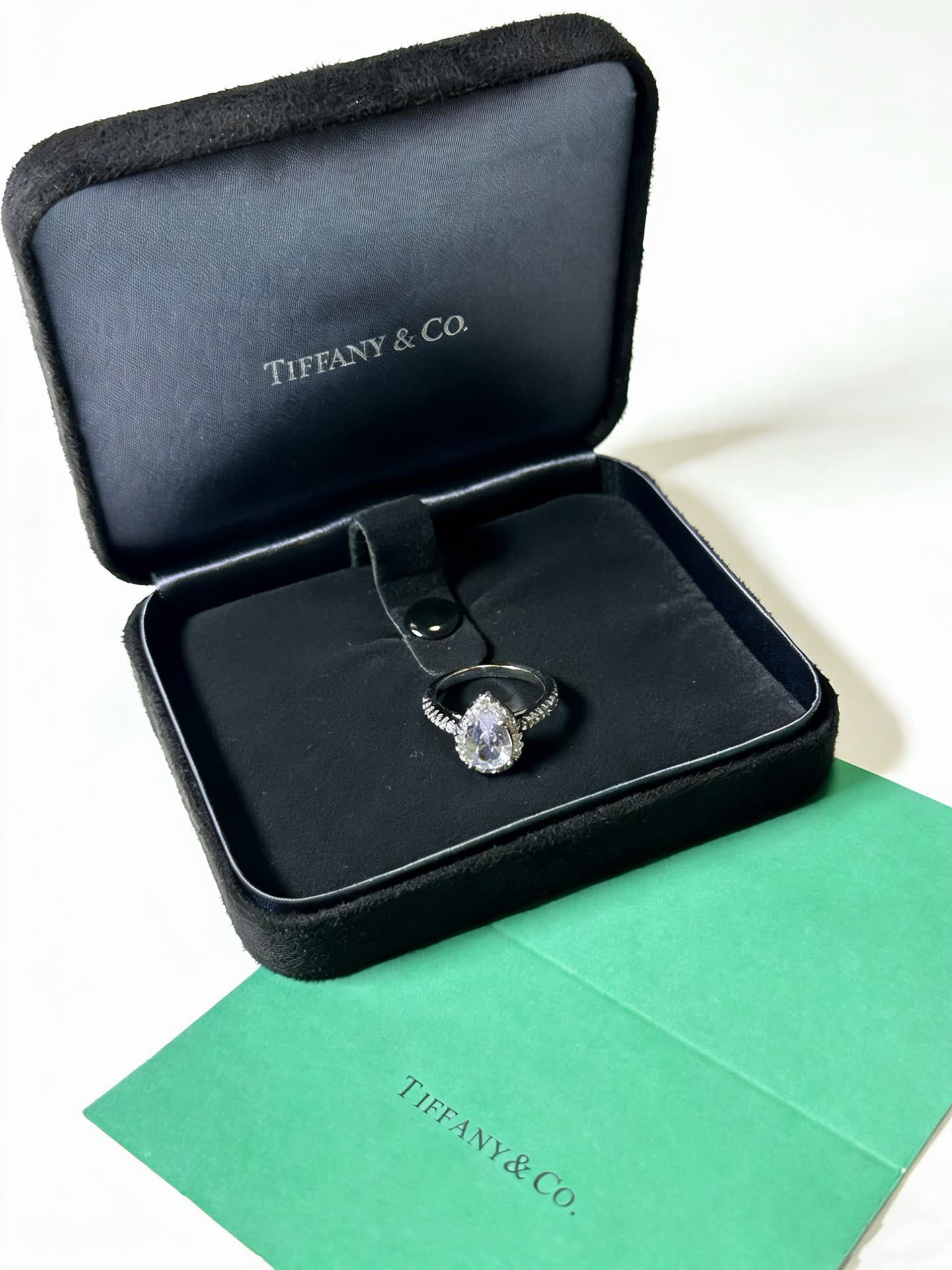 Tiffany & Co. Pear-Shaped Diamond Engagement Ring